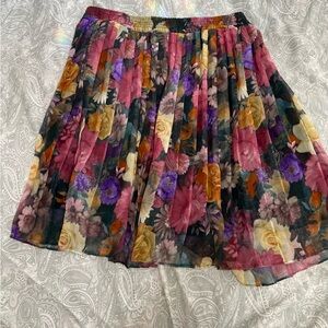🦊Donating Soon🦊 American Vintage Multicolor Floral A-Line Skirt